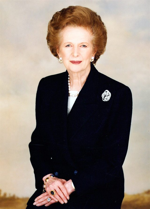 Portrait of Margaret Thatcher